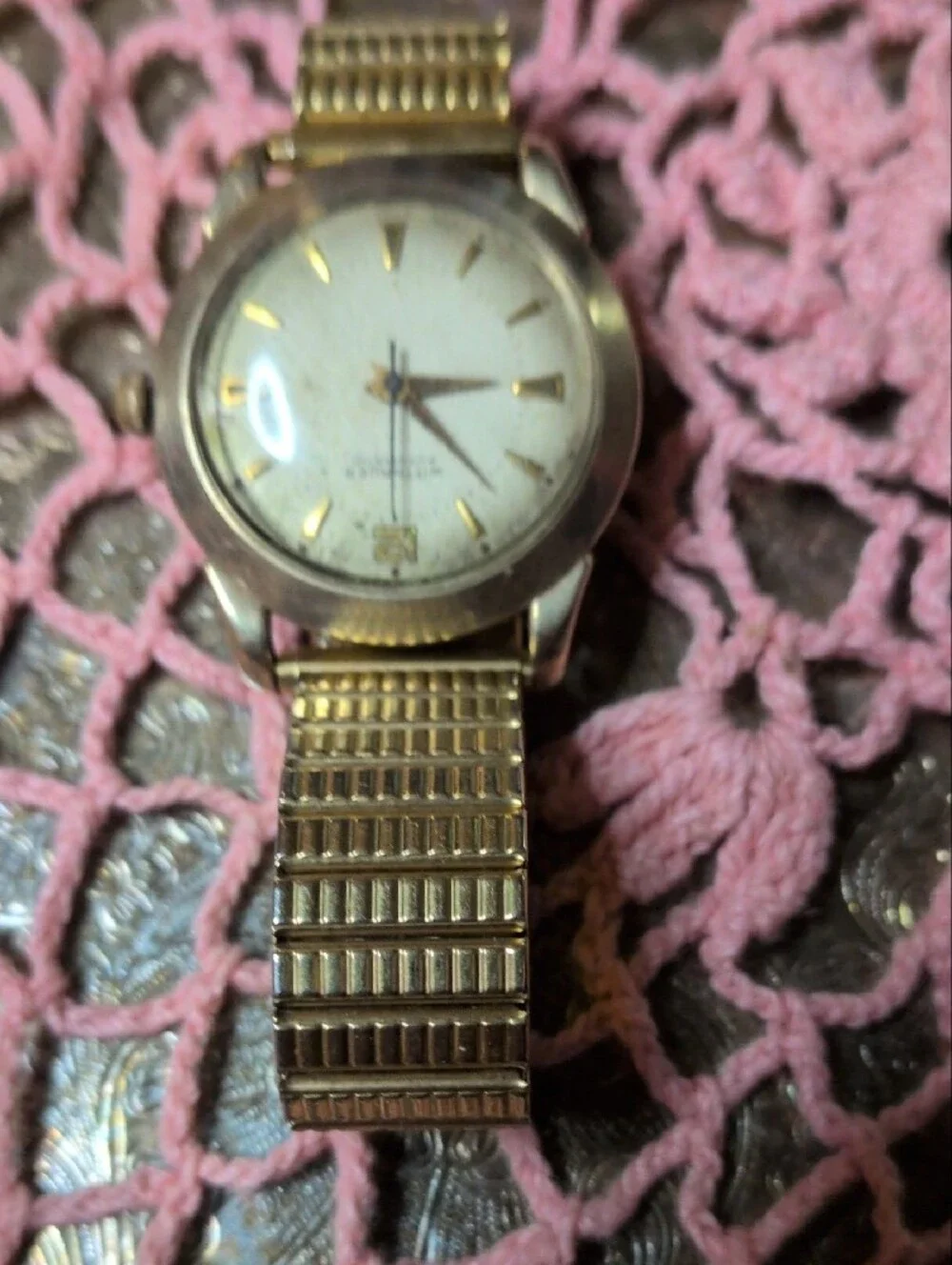 Vintage WITTNAUER Gold-Tone Men's Automatic Watch